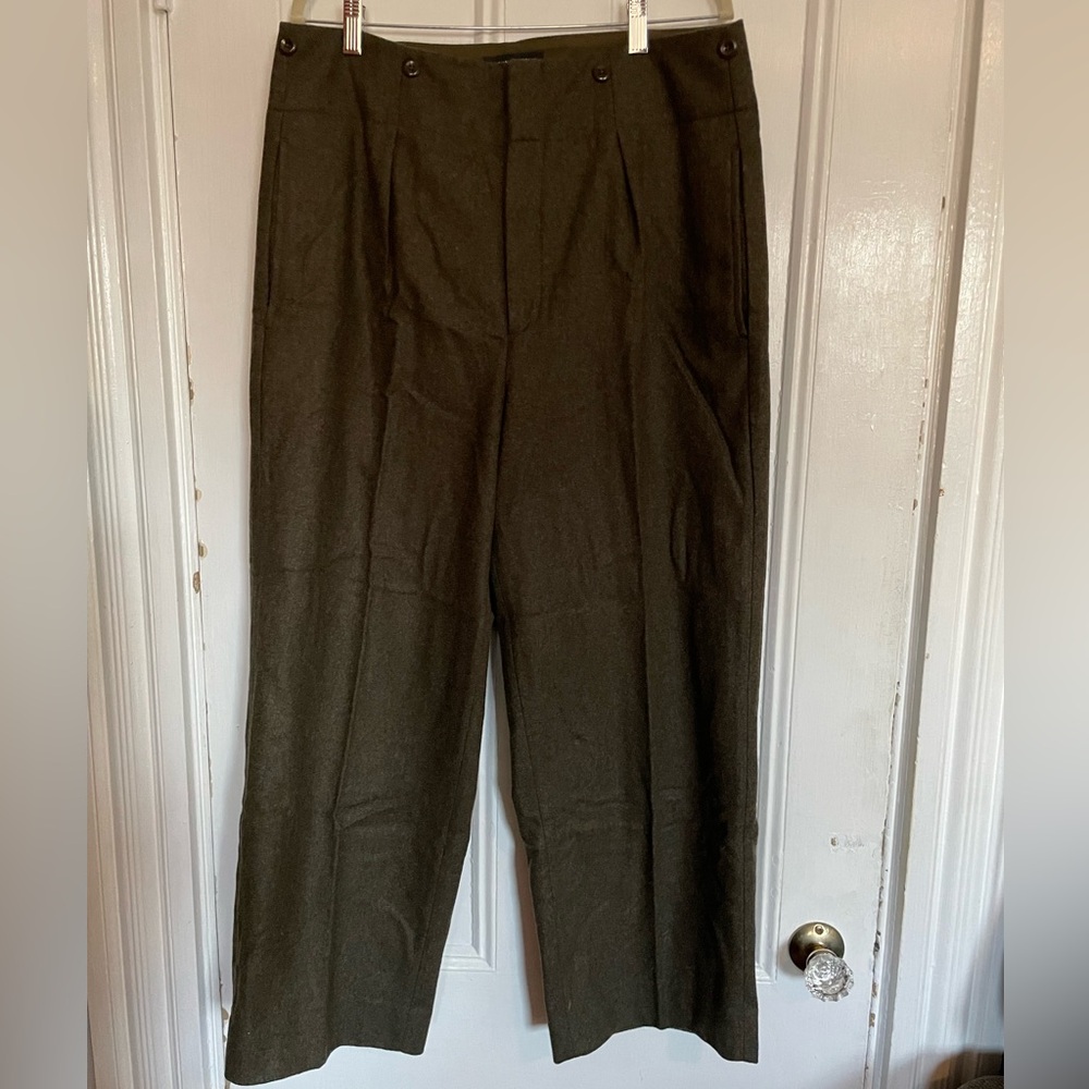 Banana Republic brown wool trousers size 14